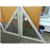 Image 1 : PAIR NEW TRAPAZOID FIXED WINDOWS $1200