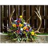 Image 1 : Floral Arrangement with Antlers