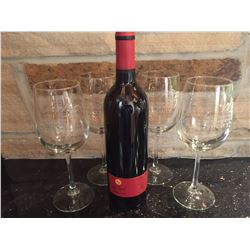 RMBS Wine Glasses with Wine