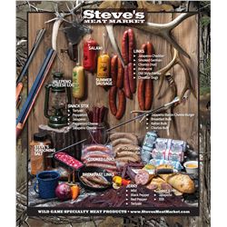 $100 Gift Certificate to Steve's Meat Market.