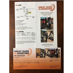 Great Guns Sporting Shooting Range Passes