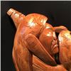 Image 2 : BURLED STUMP INTRICATE CARVING TITLED 'IN SEARCH OF THE SALMON' BY SQUAMISH NATION' MIKE ANTONE