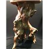 Image 8 : BURLED STUMP INTRICATE CARVING TITLED 'IN SEARCH OF THE SALMON' BY SQUAMISH NATION' MIKE ANTONE
