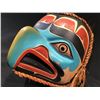 Image 2 : EAGLE  MASK BY COAST SALISH ARTIST RANDY STIGLITZ, MASK ADORNED WITH BRAIDED CEDAR BARK HAIR