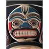 Image 2 : LARGE BALINESE / INDONESIAN 'WARNING' MOON MASK, FEATURES 4 FIGURES WITH HANDS OUT