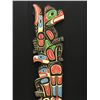 Image 2 : LARGE 8 FIGURE CARVED CEDAR PANEL, ARTIST UNKNOWN.  FIGURES INC: BEARS, RAVEN, EAGLE, THUNDERBIRD