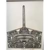 Image 2 : ARTIST SIGNED LIMITED EDITION PRINT 'WHALING HOUSE' 60/113 BY SALISH ARTIST CARL STROMQUIST