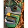 Image 2 : CHIEF OF THE UNDERWORLD' MASK WITH CEDAR ACCENTS BY KWAGUILTH ARTITST VERONICA HACKETT FROM CAPE