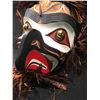Image 2 : RAVEN' MASK WITH CEDAR BARK ACCENTS AND COPPER EYES BY KWAKWAKA'WAKW ARTIST CARL SIMEON