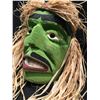 Image 2 : WILD MAN' MASK WITH MARBLE EYES AND STRAW HAIR BY WESTERN SAULTEAUX NATION ARTIST EMIL THIBERT