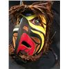 Image 2 : THUNDERBIRD' MASK WITH WOVEN RED CEDAR TRIM BY KWAKWAKA'WAKW ARTIST CHRIS 'CRAZY HORSE' MAKAY