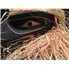 Image 2 : RAVEN' MASK WITH STRAW HAIR BY WESTERN SAULTEAUX  NATION ARTIST EMIL THIBERT