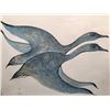 Image 2 : SIGNED LIMITED EDITION (2/10) ARTISTS' PROOF SERIGRAPH, TITLED 'BLUE GOOSE' BY EDDY COBINESS