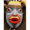 Image 2 : BELLA-COOLA HUMAN' MASK WITH LONG WHITE HAIR BY JAY BRABANT (SON OF MASTER CARVER GENE BRABANT