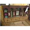 Image 2 : ORNATELY CARVED LIGHT WOOD TRUNK, WITH MULTIPLE COMPARTMENTS, 29.5'' W X 17.5'' H X 17.5'' D