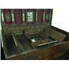Image 2 : ORNATELY CARVED WOOD TRUNK, WITH MULTIPLE COMPARTMENTS, 36'' W X 23'' H X 19.5'' D