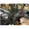 Image 2 : HIGHLY DECORATED AND JEWELLED ASIAN DRAGON SCULPTURE ON STAND
