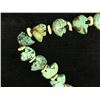 Image 2 : BEAUTIFULLY CARVED NECKLACE MADE FROM 30 PCS. OF CARVED TURQUOISE. EACH STONE IS CARVED IN THE SHAPE