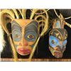 Image 2 : COLLECTION OF 10 SMALL CARVED MASKS