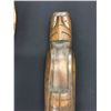 Image 2 : LOT OF TWO BC FIRST NATIONS ITEMS. A TWO FIGURE TALKING STICK BY SQUAMISH NATIONS DARREN YELTON