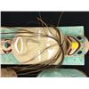 Image 2 : COLLECTION OF 3 MASKS BY COAST SALISH ARTIST DARRYL FRANCIS.  MASK 1 (16.5"X7.5") 'BEAVER CONSERVES