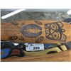 Image 2 : PAIR OF OLD CARVED BC FIRST NATIONS PADDLES, CARVED ON BOTH SIDES, EACH PADDLE IS 38" LONG