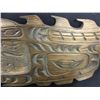 Image 2 : VERY OLD CARVED SALMON PANEL WITH THUNDERBIRD.  PANEL WAS CARVED BY BEN DICK, FATHER OF MASTER