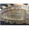 Image 3 : VERY OLD CARVED SALMON PANEL WITH THUNDERBIRD.  PANEL WAS CARVED BY BEN DICK, FATHER OF MASTER