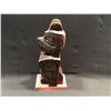 Image 2 : EAGLE TOTEM POLE, 14 1/2" TALL BY GEORGE PRICE SEABIRD ISLAND