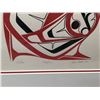 Image 2 : FRAMED LIMITED EDITION PRINT 'DOGFISH' 137/146 BY GLEN WOOD, PRINT SIZE 8 1/2" X 16"