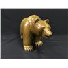 Image 2 : STONE CARVED GRIZZLY BEAR BY HOWARD MOOSE, 16" X 9"
