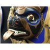 Image 2 : GRIZZLY BEAR MOON MASK WITH 4 SALMON AND BEAR CUB EARS, GRIZZLY HAS COPPER TONGUE