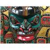 Image 2 : SEA SERPEANT MOON MASK BY ALERT BAY'S JIMMY JOSEPH FEATURING: 2 HEADED SEA SERPEANT,