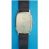 Image 1 : A gentleman's 18ct gold Rolex Cellini wrist watch, with rounded rectangular case, gilt dial and b...