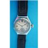 Image 1 : A 1930's gentleman's steel Rolex Oyster wrist watch, in octagonal case with circular dial and sub...