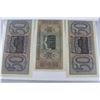 Image 2 : 3X WWII NAZI GERMAN EAGLE AND SWASTIKA REICHMARK BILLS