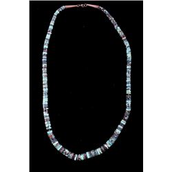 Early Navajo Turquoise Heishi Trade Necklace