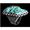Image 3 : Navajo Turquoise Nugget & Sterling Ring