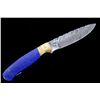 Image 2 : Damascus & Lapis Custom Montana Knife