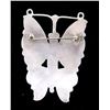 Image 4 : Zuni Old Pawn Silver Inlaid Mosaic Butterfly Pin