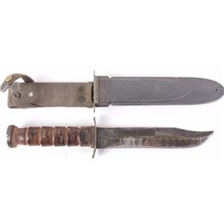 USN MK2 Navy Combat Knife & Scabbard