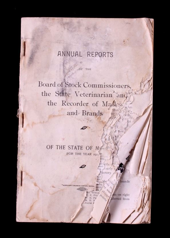 1906 Montana Livestock Brand Book