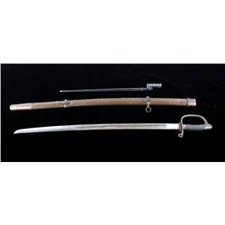 WWII Russian Model 1881 Dragoon Sword & Bayonet