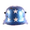 Image 5 : WWII German Stars & Stripes Motorcycle Helmet