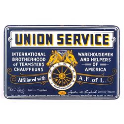 International Brotherhood of Teamsters Union Sign