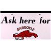 Image 10 : Rare Mobiloil Gargoyle Porcelain Sign c. 1930's
