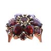Image 5 : Excellent 10k Gold & Red Garnet Cocktail Ring