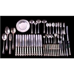 Sterling Silver Estate Faltware Collection
