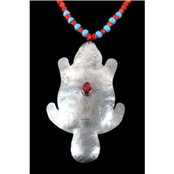 North West Co Trade Silver Beaver Gorget 18-19th