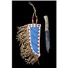 Image 1 : Sioux-Santee Beaded Knife & Sheath 19th-20th C.